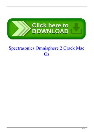 How to crack omnisphere 2 mac